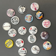 Load image into Gallery viewer, Retro Flashback - I Love the 80&#39;s Pin Button (1 inch)
