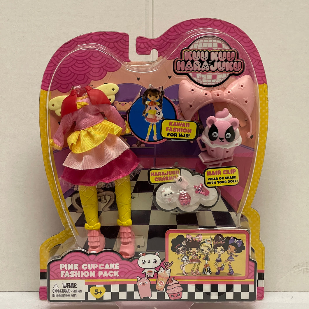 Kuu Kuu Harajuku Pink Cupcake Japanese-influenced Cartoon Doll Clothes