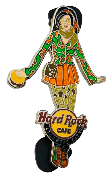 Hard Rock Cafe Atlantic City New Jersey Fashion Rocker Series #09 Collector Pin