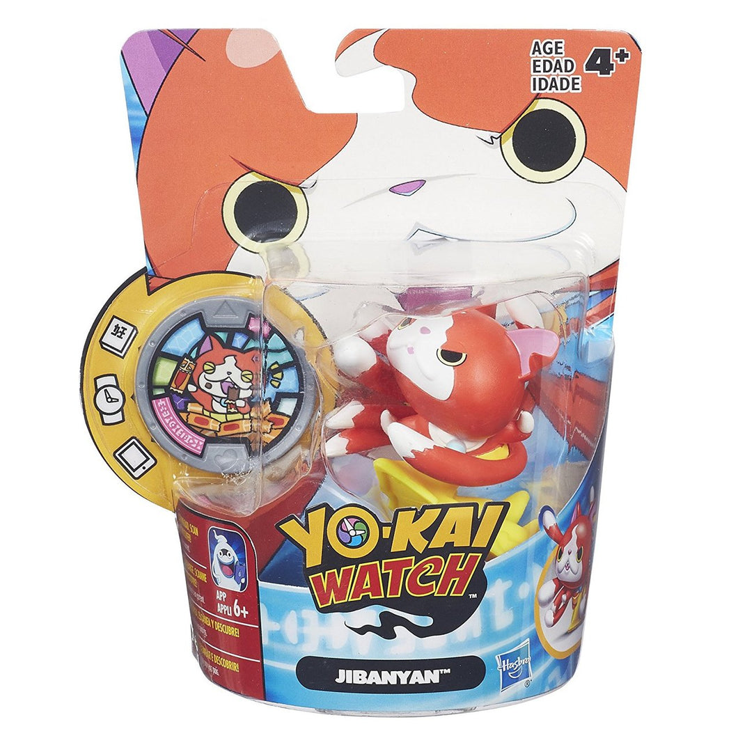 Bonecos Yo Kai Watch Com Medalha Jibanyan Hasbro B5937