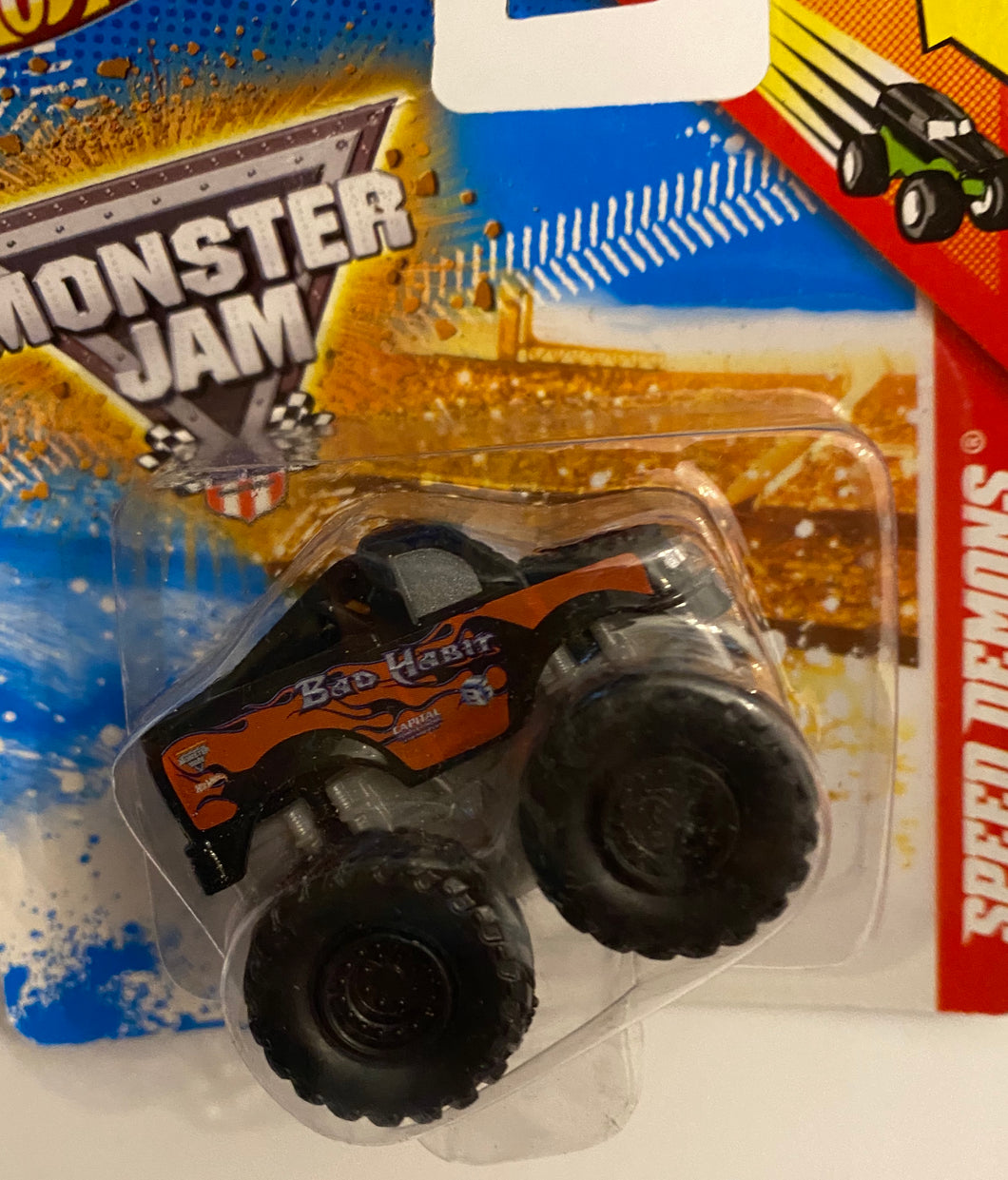 Hot Wheels 2011 Monster Jam Speed Demons Bad Habit Die-cast Car Vehicle