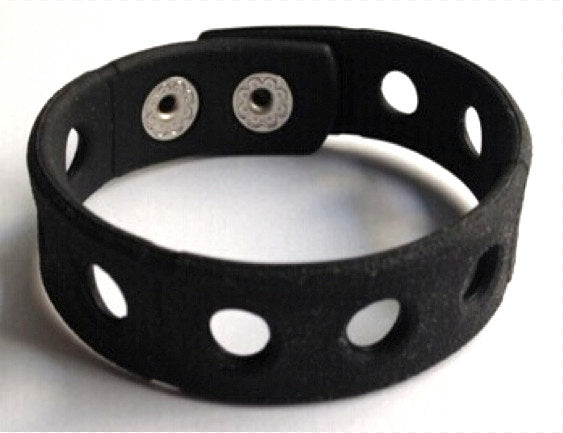 Black Wristbands for Shoe  Charms Adjustable Bracelets -  7
