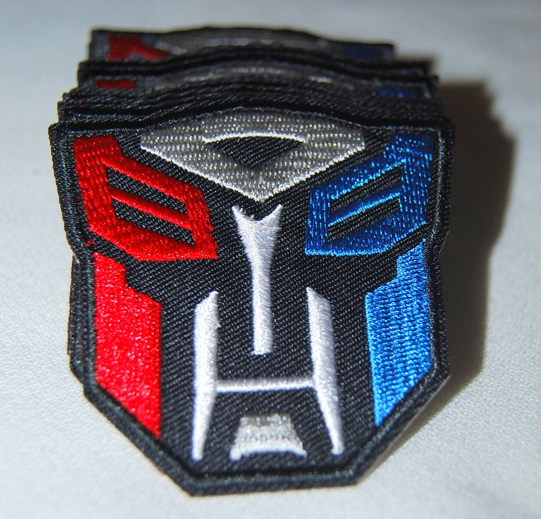 Robot Prime Patch Embroidered Iron on Patch Applique 2.75