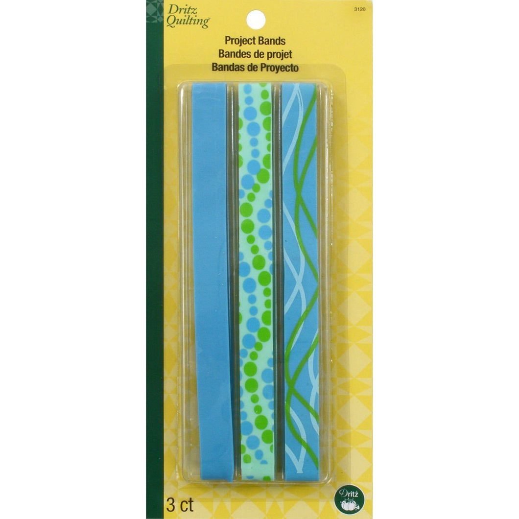 Dritz Quilting Project Bands 3-Pack - Teal