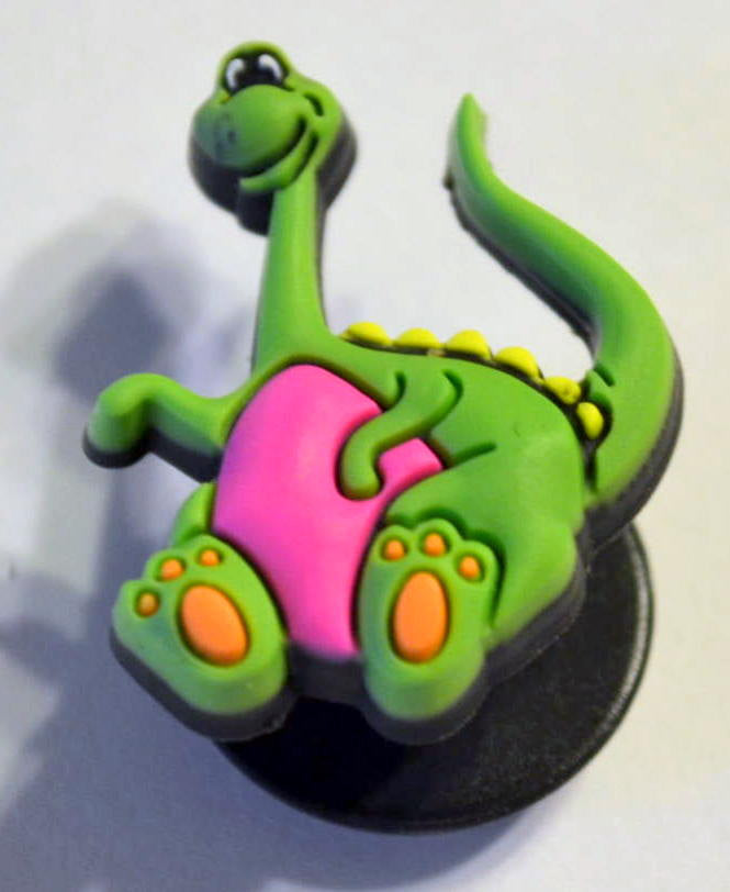 2006-07 Dinosaur Pink Belly Jibbitz™ Kids Shoe Charms