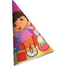 Load image into Gallery viewer, Nickelodeon Dora The Explorer Star Catcher Party Cone Hat - 8 Count Party Favors
