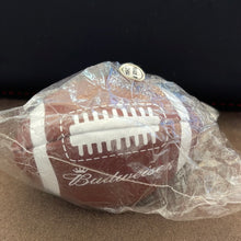Load image into Gallery viewer, Plush Budweiser Mini 3.5&quot; Imprinted Soft Stress Football Promotional
