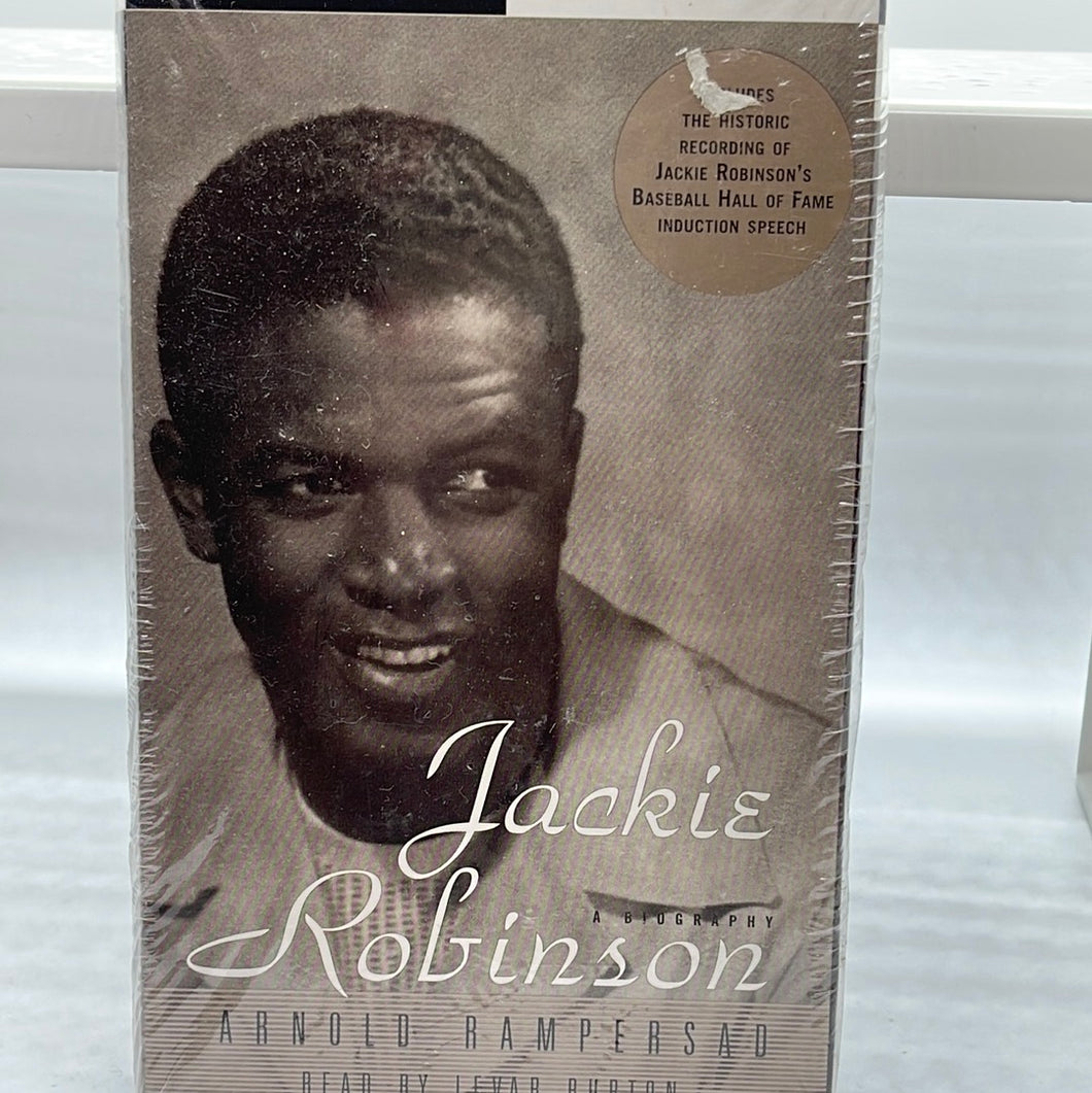 Jackie Robinson 1997 Audio Book Cassette Baseball African American History Sports