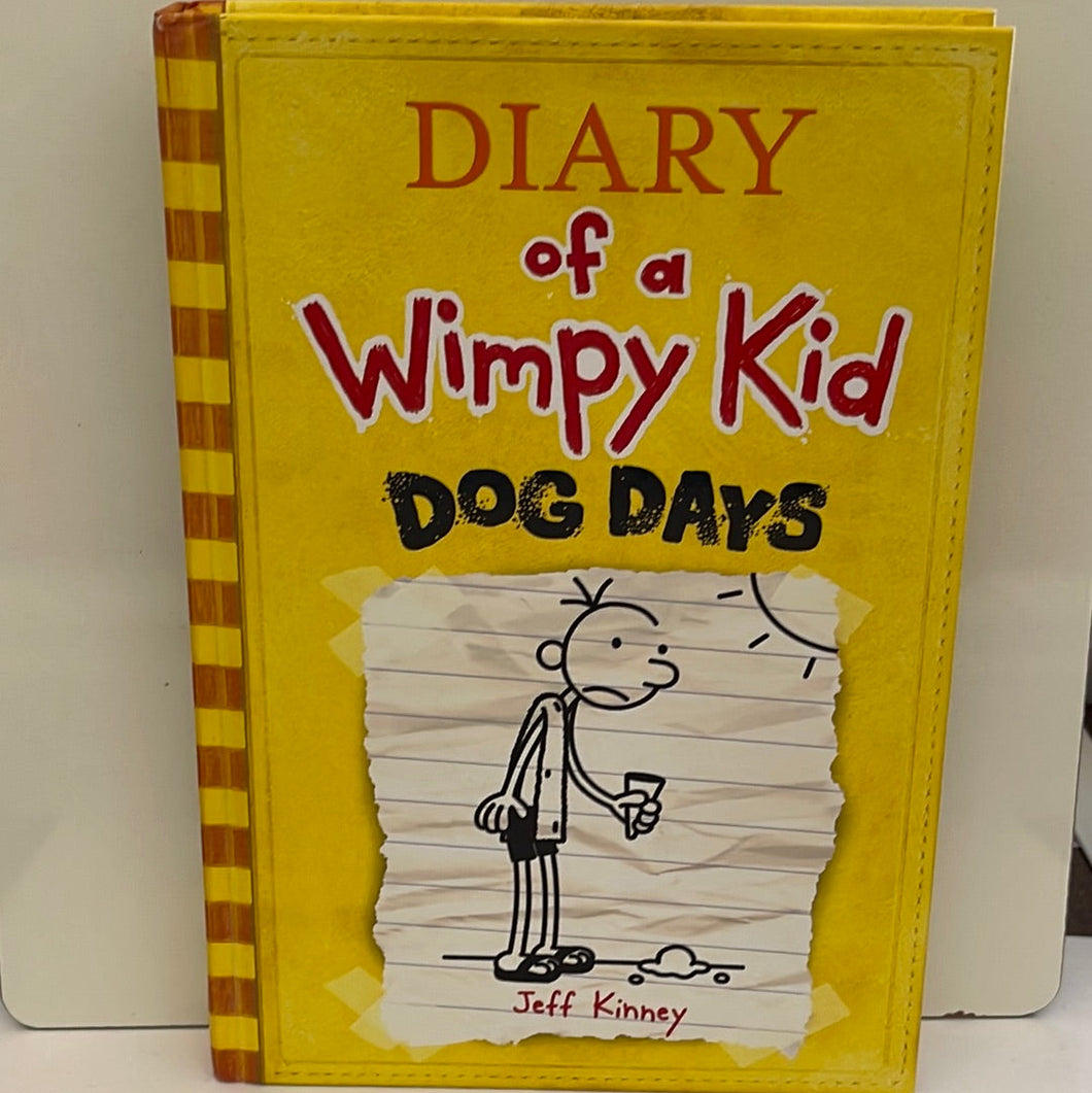 Dog Days: Diary Of A Wimpy Kid Book 4 Hardcover By Jeff Kinney  (Pre Owned)