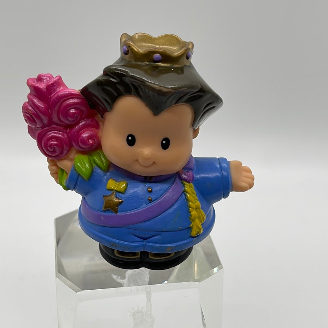 Mattel 2002 Fisher Price Little People King Holding Roses Figure (Pre-Owned) #24