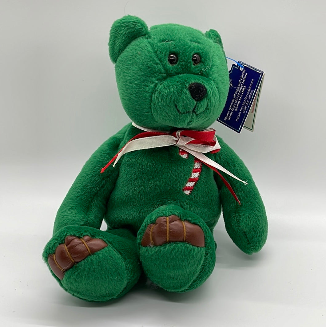 Limited Treasurea Sugar Cane Holiday Plush Bear #9758/72000 Bean Bag Teddy Bear (pre-owned)