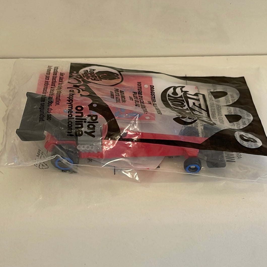 McDonalds 2012 Team Hot Wheels Dragster: Blue Driver Toy #8