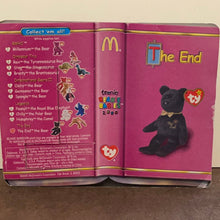 Load image into Gallery viewer, McDonald&#39;s 2000 Ty Teenie Beanie The End Black Bear
