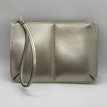 Load image into Gallery viewer, Madison Wristlet - Silver/Gold  8.25&quot; x 5&quot; by Wilson Leather
