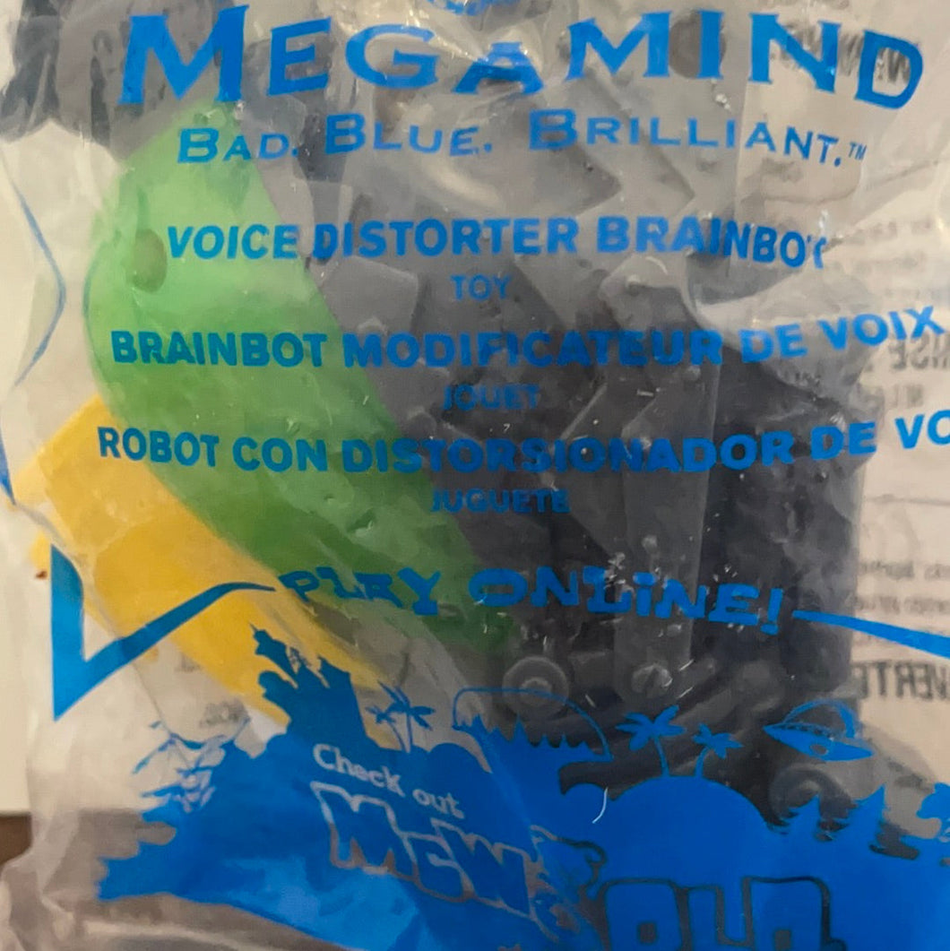 McDonald's 2010 Dreamworks Megamind Voice Distorter Brainbot Toy #8