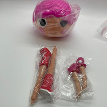 Load image into Gallery viewer, MGA Lalaloopsy Hot Pink Hair Button Eyes 1 Patch  Doll Toy Head #1 (Pre-owned)
