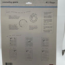 Load image into Gallery viewer, Chatterbox Journaling Genie - #2 Shapes for Scrapbooks &amp; Journals Stencil
