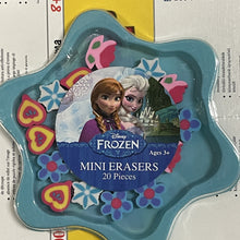 Load image into Gallery viewer, Frozen HEARTS &amp; SNOWFLAKES Mini Erasers Set 20 Pieces Party Favors
