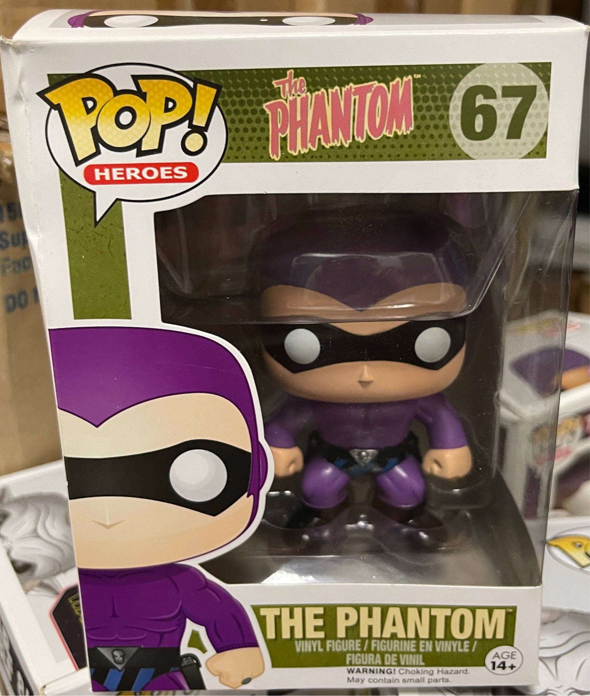 アメコミ FUNKO POP! THE PHANTOM 67 Funko POP Heroes The Phantom Blue Phantom 67 Vinyl Figure