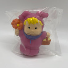Load image into Gallery viewer, Mattel 2002 Fisher Price Little People Easter Eddie Dressed in Pink Bunny Costume Figure

