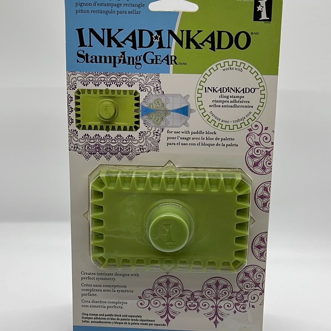 inkadinkado stamping gear EK Success 2012 Inkadinkado Stamping Gear Rectangle Cog – Groovy61crafts