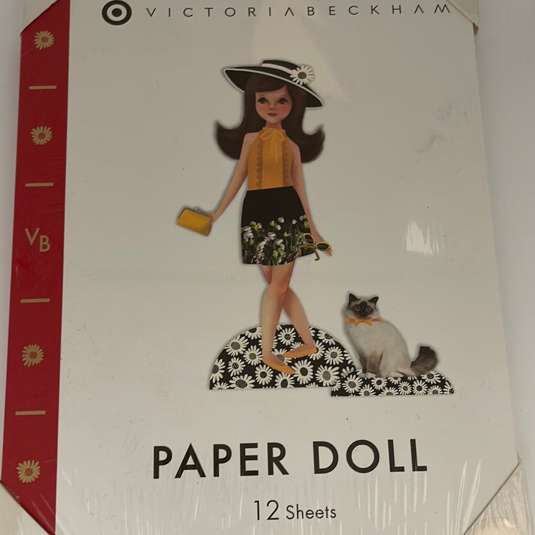Target Victoria Beckham Paper Doll Activity Book 12 sheets