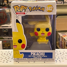 Load image into Gallery viewer, Funko Pop! Games Pokemon Pikachu (Sitting) #842 Vinyl Figure
