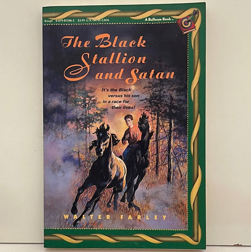 Black Stallion And Satan Paperback By Walter Farley (Pre Owned)
