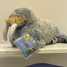 Load image into Gallery viewer, Webkinz Grey Walrus HM332 Plush Animal with code
