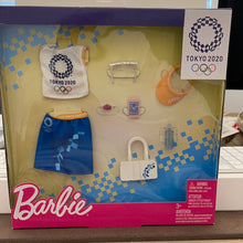 Load image into Gallery viewer, Mattel 2020 Barbie Tokyo Fashion GJG35 Blue skirt, Top Visor More
