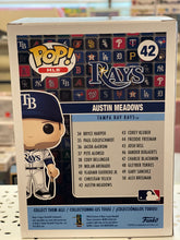 Load image into Gallery viewer, Funko Tampa Bay Rays Pop! MLB Austin Meadows #42 Vinyl Figure
