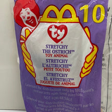 Load image into Gallery viewer, McDonald&#39;s 1999 Ty Teenie Beanie Stretch Ostrich Plush Toy #10
