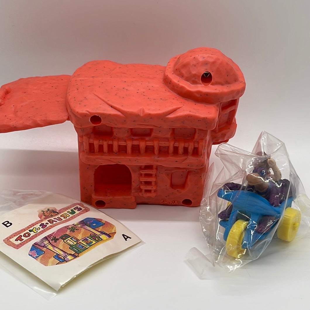 McDonald's 1993 Flintstones Pebbles, Dino & Toy-S-Aurus Toy