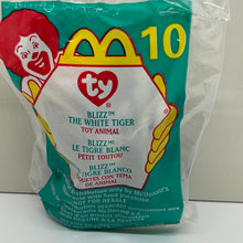 Load image into Gallery viewer, McDonald&#39;s 2000 Ty Teenie Beanie Blizz White Siberian Tiger toy #10
