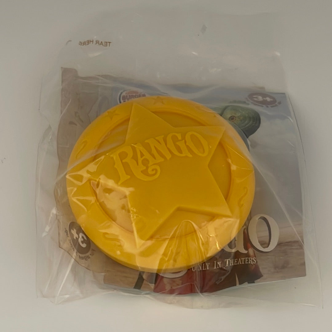 Burger King 2011 - Rango Yellow Badge Toy – Groovy61crafts