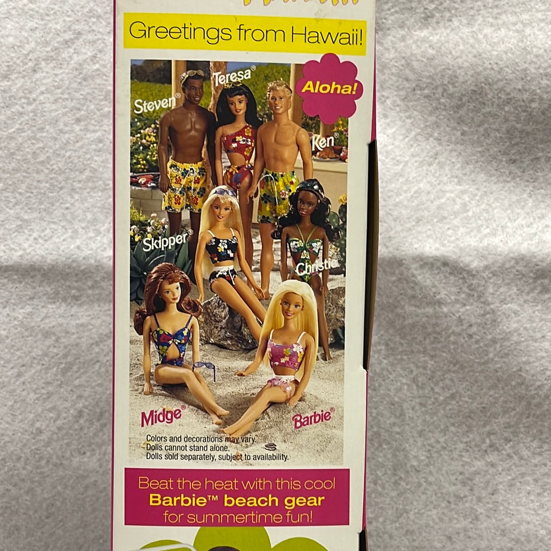 Mattel 1999 Hawaii Barbie Doll Pink Bikini #24614 Box #2 – Groovy61crafts