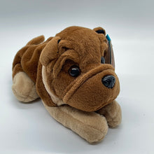 Load image into Gallery viewer, Vintage 1997 Avon Full Of Beans Rumply Brown Plush Dog
