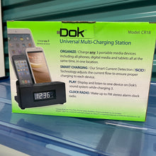 Load image into Gallery viewer, Dok 3-Port Smartphone Charger With Speaker &amp; Alarm Clock
