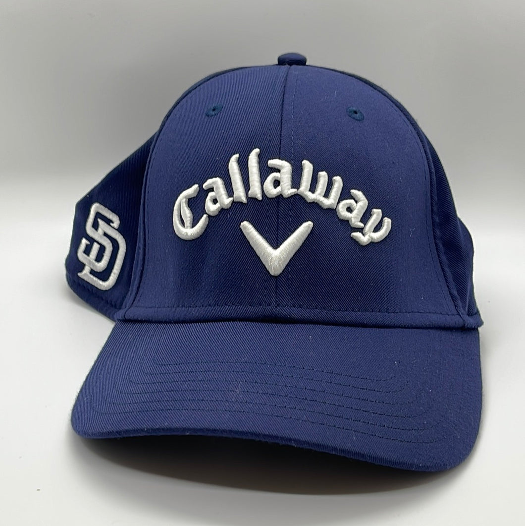 Callaway San Diego Padres The Links Navy Snapback Hat Cap #55666(Pre-owned)
