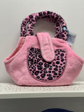 Load image into Gallery viewer, Webkinz Tote Pet Animal Carrier Pink &amp; Leopard Print Purse Holder WEB000154
