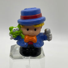 Load image into Gallery viewer, Mattel 2001 Fisher Price Little People Blonde Hair Boy Eddie Circus Pet Frog Figure (Pre-Owned) #14
