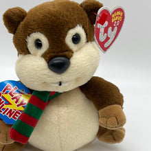 Load image into Gallery viewer, Ty Beanie Babies 2.0 Collection Yule The Beaver Buck Tooth
