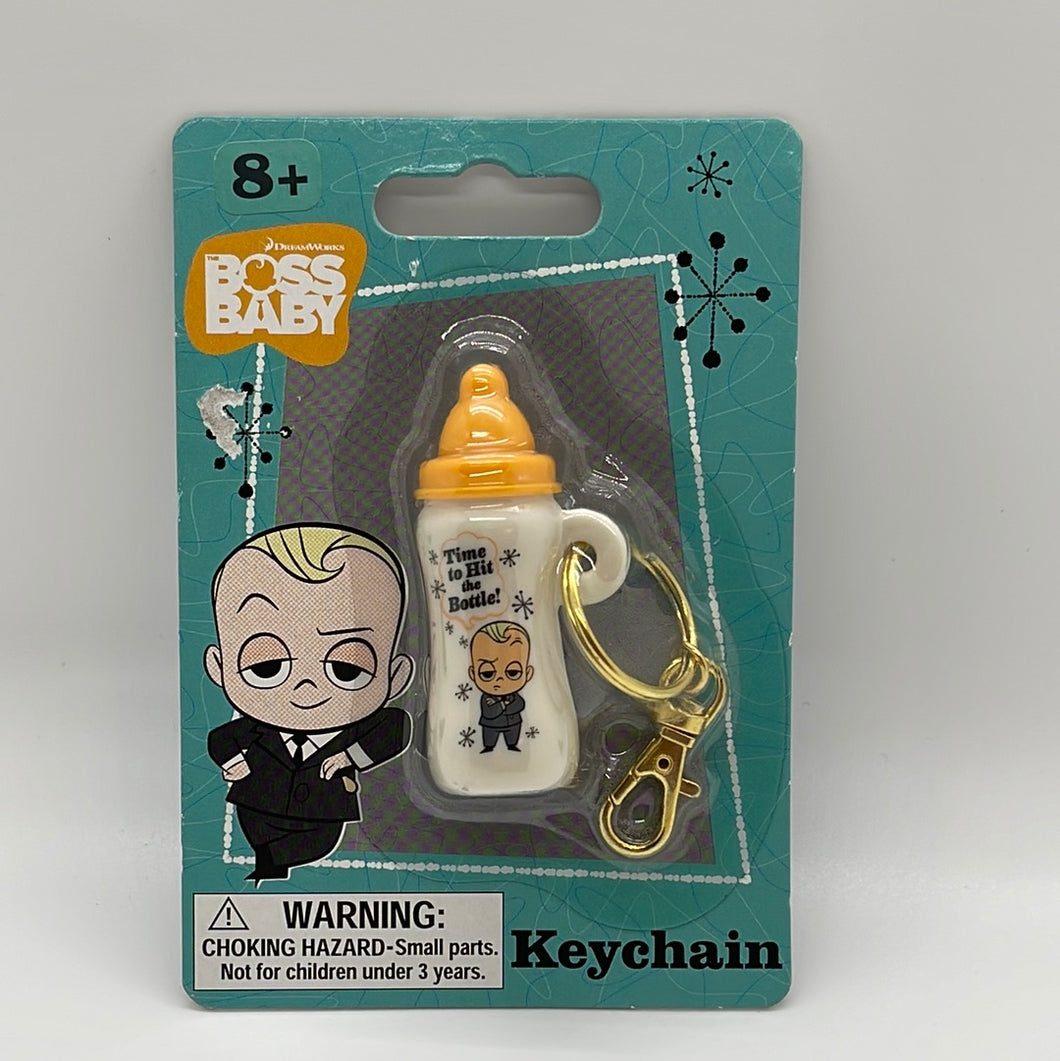 Dreamworks Boss Baby Movie Keychain Bottle - Time to Hit the Bottle Toy