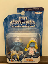 Load image into Gallery viewer, Jakks Pacific 2013 The Smurfs 2-Pack Smurfette and Vanity Action Figure
