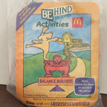 Load image into Gallery viewer, McDonald&#39;s 1992 Vintage Behind the Scenes Activities Balance Builders Toy
