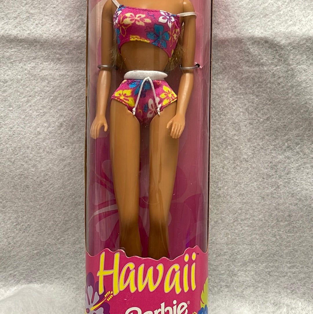 Mattel 1999 Hawaii Barbie Doll Pink Bikini #24614 Box 1