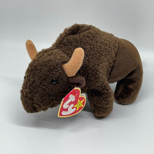 Load image into Gallery viewer, Ty Original 1998 Beanie Baby Roam the Brown Buffalo (Retired)
