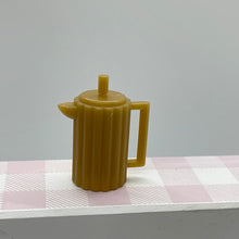 Load image into Gallery viewer, Mattel Barbie Doll Kitchen Accessory #9 Gold Water Pitcher Coffee Pot (Pre-Owned)
