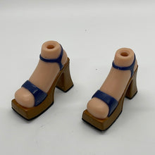 Load image into Gallery viewer, MGA Bratz Meygan Campfire First Edition Navy Blue Platform Sandals (Pre-owned)
