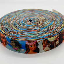 Load image into Gallery viewer, Beautiful Sea Princess Girl 7/8&quot; Hair bow Ribbon 3 yards

